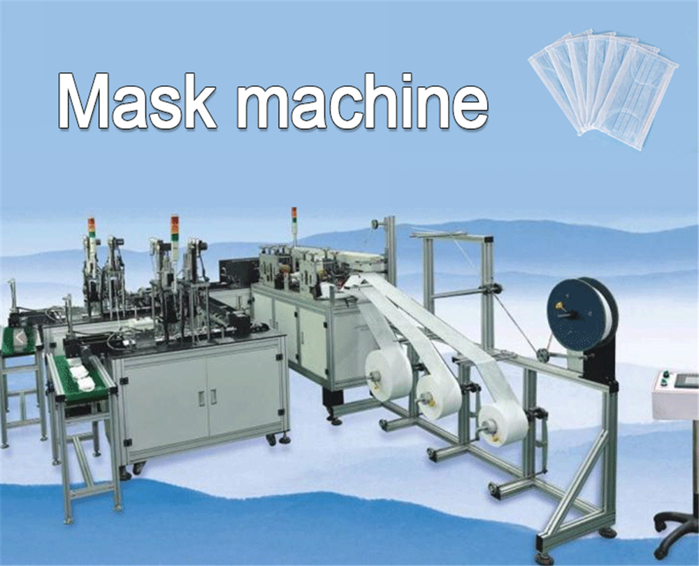 Poloautomatický stroj na výrobu tela rovinnej masky6
